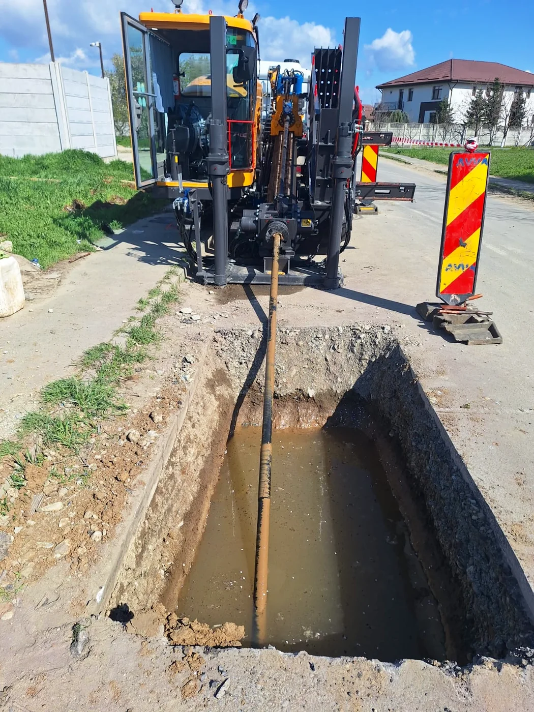 Instalație HDD pentru foraj dirijat